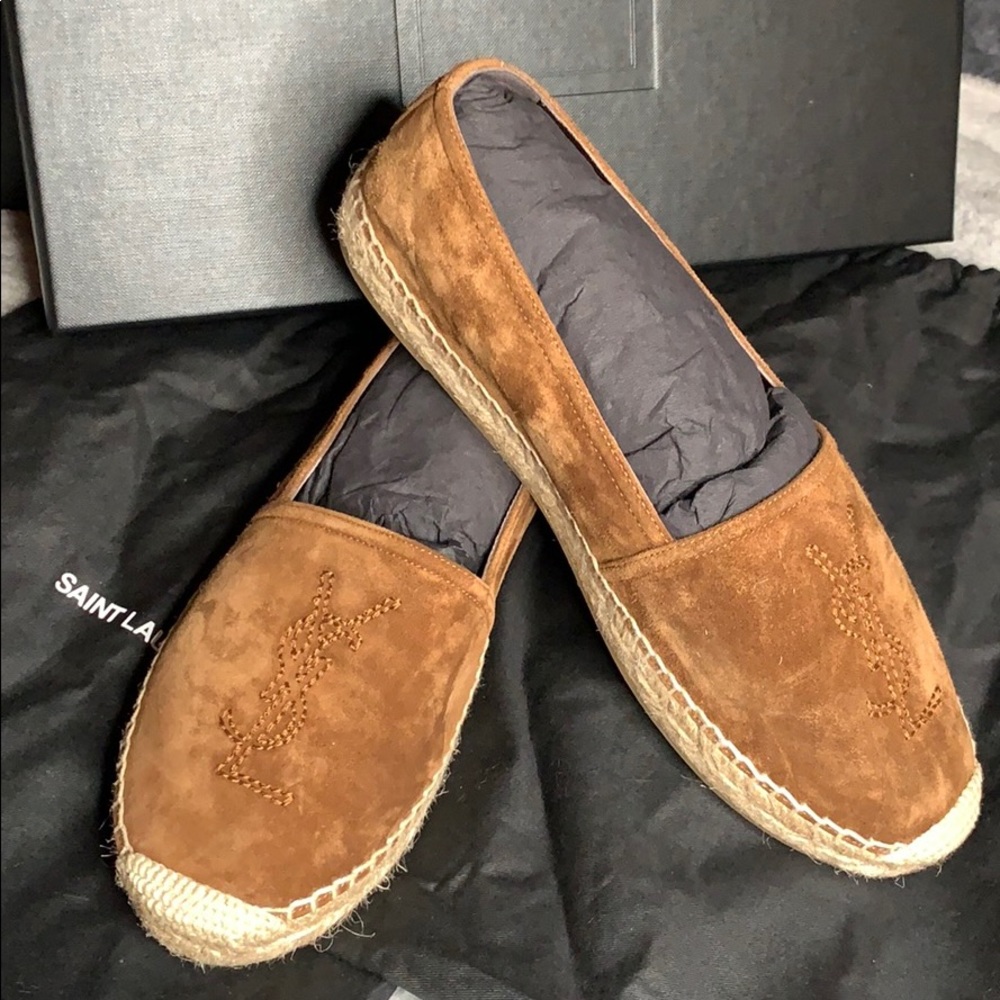Yves Saint Laurent YSL Suede Espadrilles